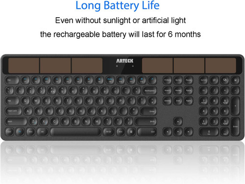 Solar wireless keyboard - solar,
