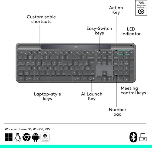 Logitech signature slim solar - logitech,