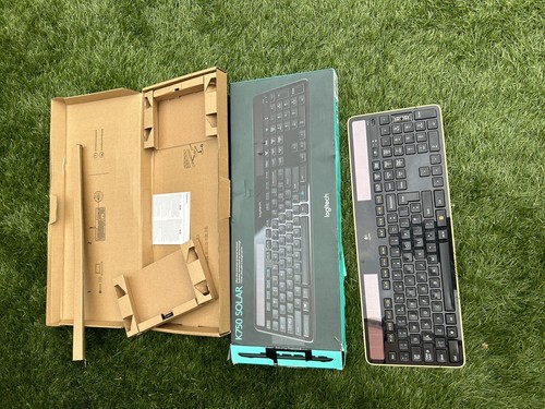 Wireless solar keyboard black - wireless,